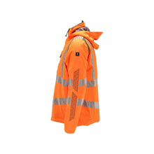 Geacă de iarnă CLIMASCOT®, geacă de iarnă ușoară, portocaliu hi-vis/verde mușchi