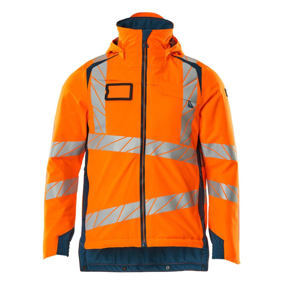 Geacă de iarnă CLIMASCOT®, geacă de iarnă ușoară, portocaliu hi-vis/petroleum închis
