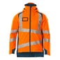 Geacă de iarnă CLIMASCOT®, geacă de iarnă ușoară, portocaliu hi-vis/petroleum închis