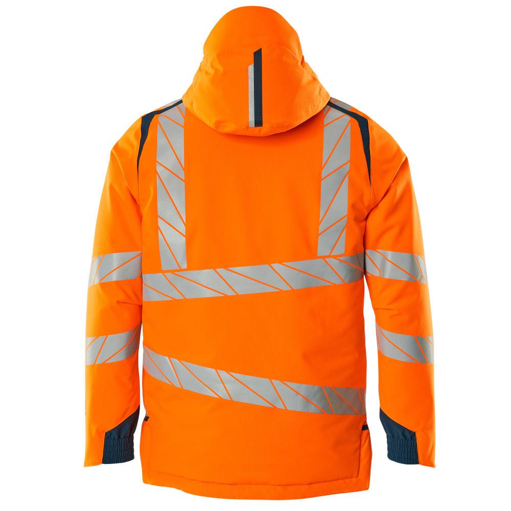 Geacă de iarnă CLIMASCOT®, geacă de iarnă ușoară, portocaliu hi-vis/petroleum închis
