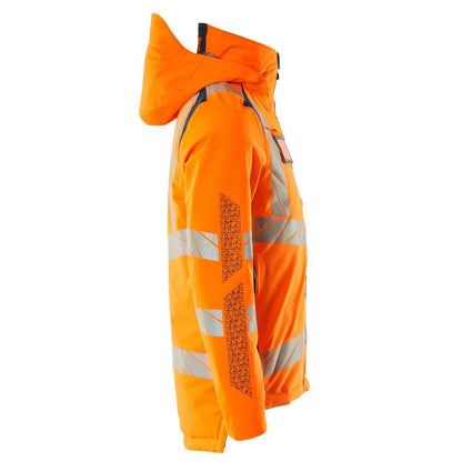 Geacă de iarnă CLIMASCOT®, geacă de iarnă ușoară, portocaliu hi-vis/petroleum închis