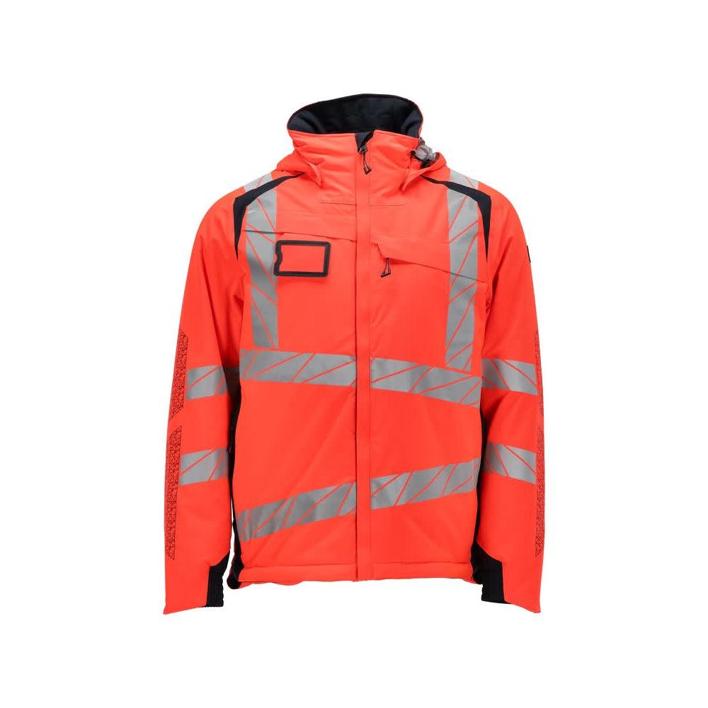 Geacă de iarnă CLIMASCOT®, geacă de iarnă ușoară, Hi-vis roșu/negru-albastru