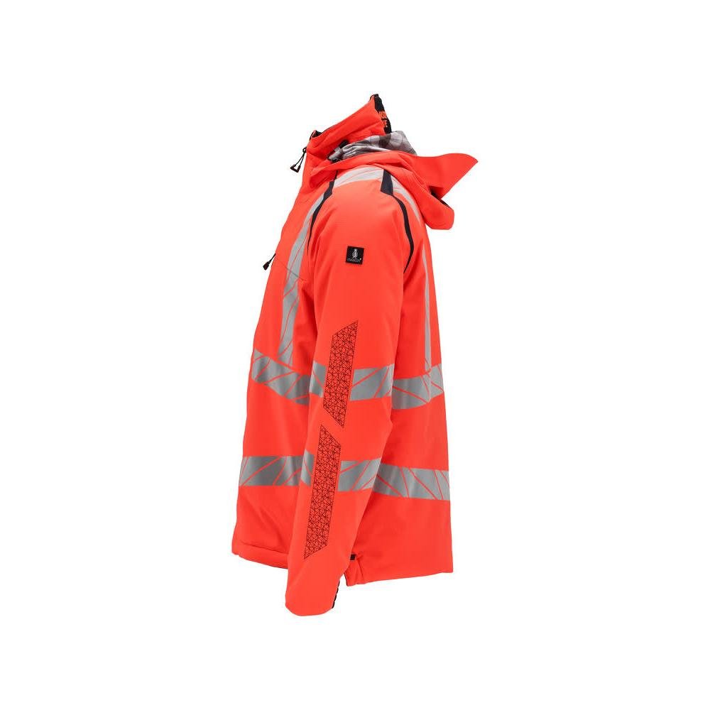 Geacă de iarnă CLIMASCOT®, geacă de iarnă ușoară, Hi-vis roșu/negru-albastru
