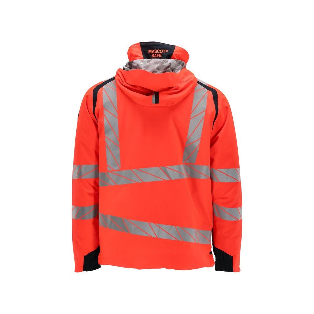 Geacă de iarnă CLIMASCOT®, geacă de iarnă ușoară, Hi-vis roșu/negru-albastru