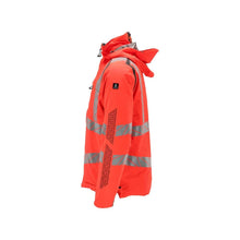 Geacă de iarnă CLIMASCOT®, geacă de iarnă ușoară, roșu hi-vis/antracit închis