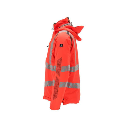 Geacă de iarnă CLIMASCOT®, geacă de iarnă ușoară, roșu hi-vis/antracit închis