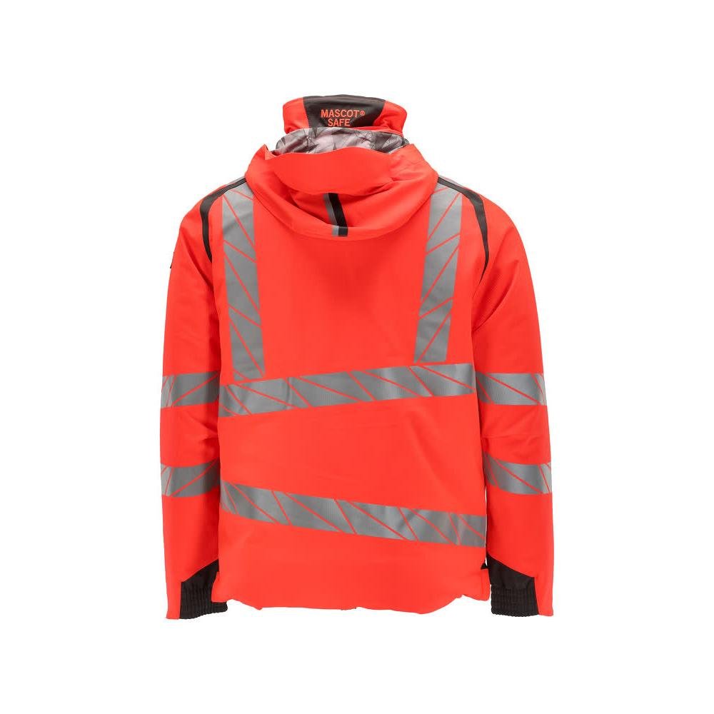 Geacă de iarnă CLIMASCOT®, geacă de iarnă ușoară, roșu hi-vis/antracit închis