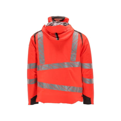 Geacă de iarnă CLIMASCOT®, geacă de iarnă ușoară, roșu hi-vis/antracit închis