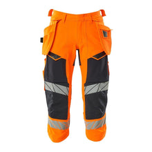 Pantaloni trei sferturi, buzunare suspendate, pantaloni trei sferturi stretch
