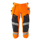 Pantaloni trei sferturi, buzunare suspendate, pantaloni trei sferturi stretch