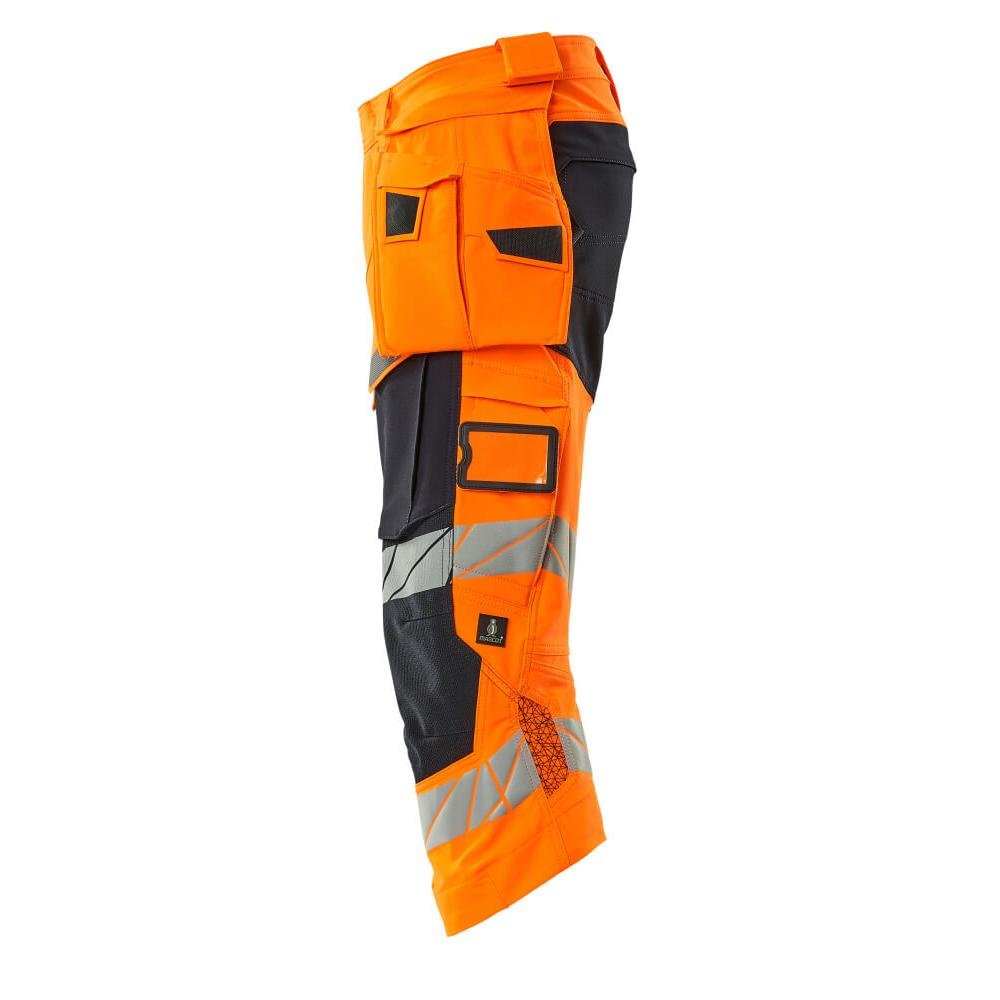 Pantaloni trei sferturi, buzunare suspendate, pantaloni trei sferturi stretch