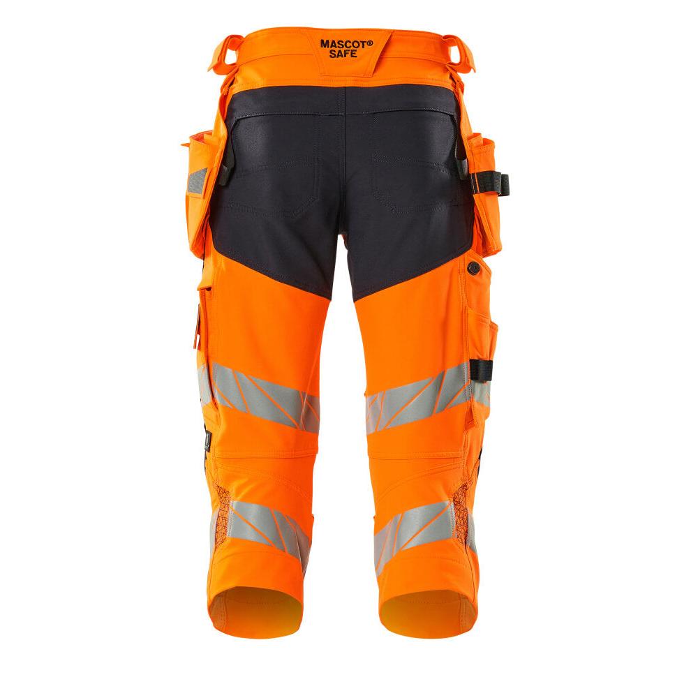 Pantaloni trei sferturi, buzunare suspendate, pantaloni trei sferturi stretch