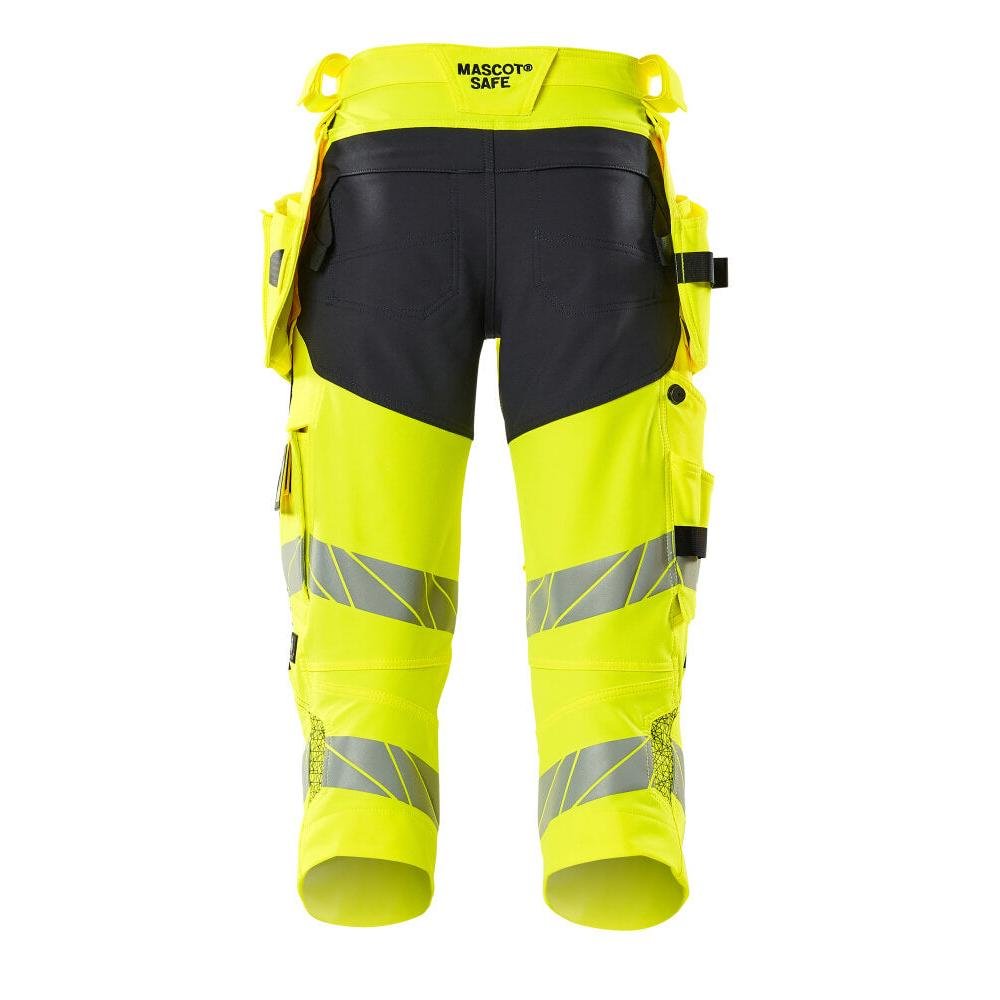 Pantaloni trei sferturi, buzunare suspendate, pantaloni trei sferturi stretch