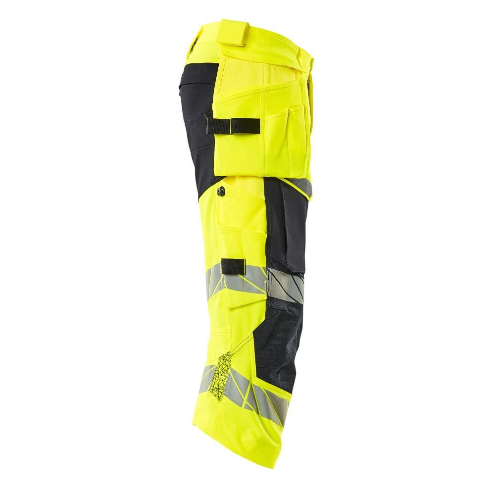Pantaloni trei sferturi, buzunare suspendate, pantaloni trei sferturi stretch