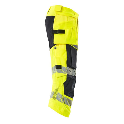Pantaloni trei sferturi, buzunare suspendate, pantaloni trei sferturi stretch
