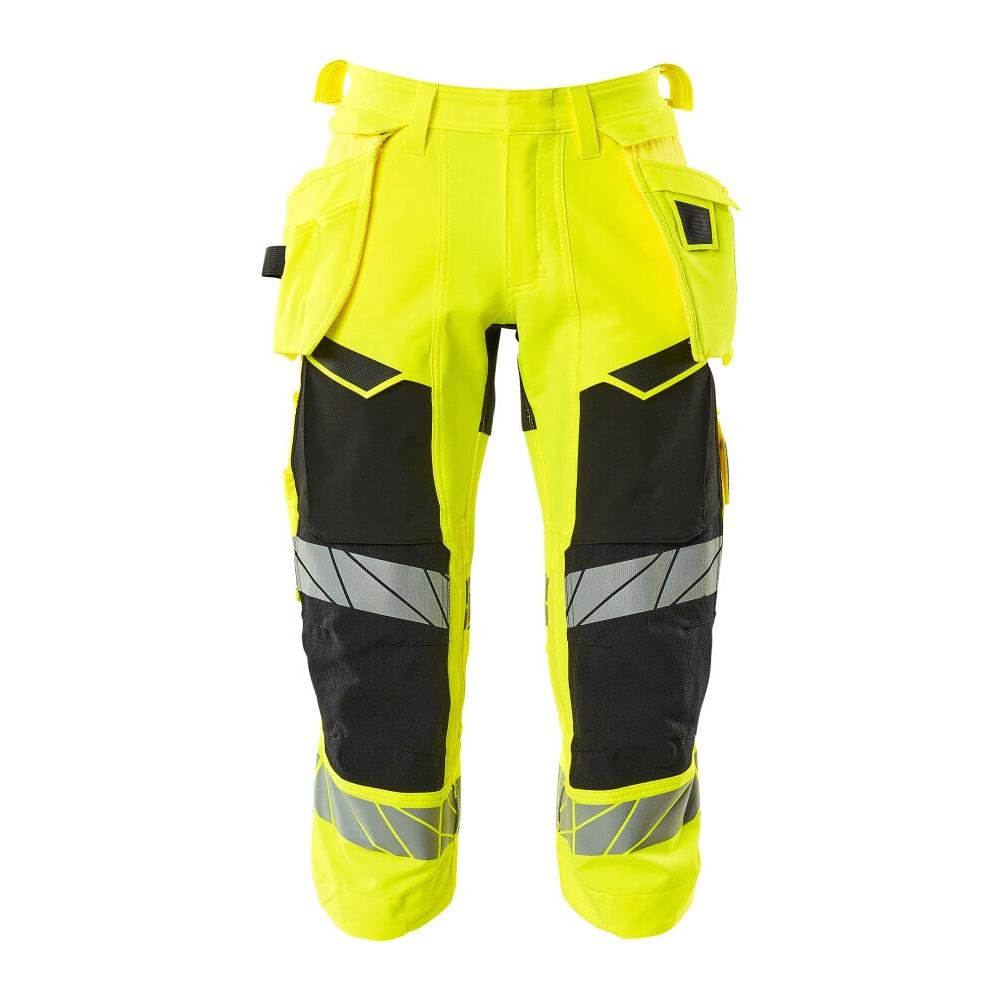 Pantaloni trei sferturi, buzunare suspendate, pantaloni trei sferturi stretch