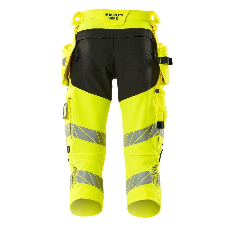 Pantaloni trei sferturi, buzunare suspendate, pantaloni trei sferturi stretch