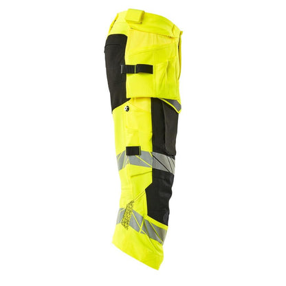 Pantaloni trei sferturi, buzunare suspendate, pantaloni trei sferturi stretch