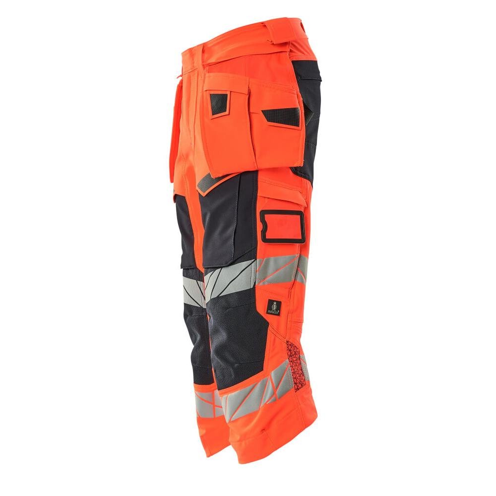 Pantaloni trei sferturi, buzunare suspendate, pantaloni trei sferturi stretch