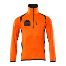 Pulover din fleece cu jachetă scurtă din microfleece cu fermoar