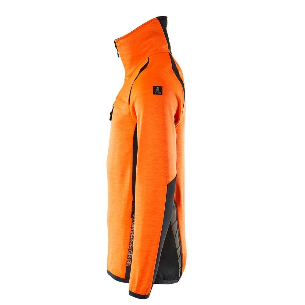 Pulover din fleece cu jachetă scurtă din microfleece cu fermoar
