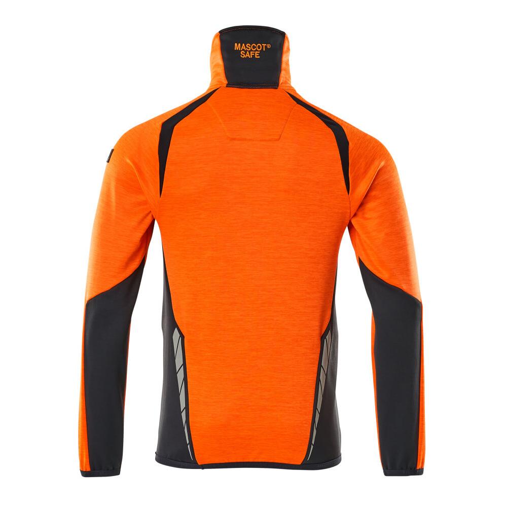 Pulover din fleece cu jachetă scurtă din microfleece cu fermoar