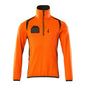 Pulover din fleece cu jachetă scurtă din microfleece cu fermoar