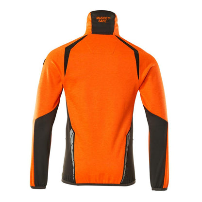 Pulover din fleece cu jachetă scurtă din microfleece cu fermoar