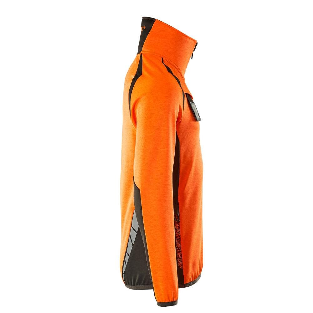 Pulover din fleece cu jachetă scurtă din microfleece cu fermoar