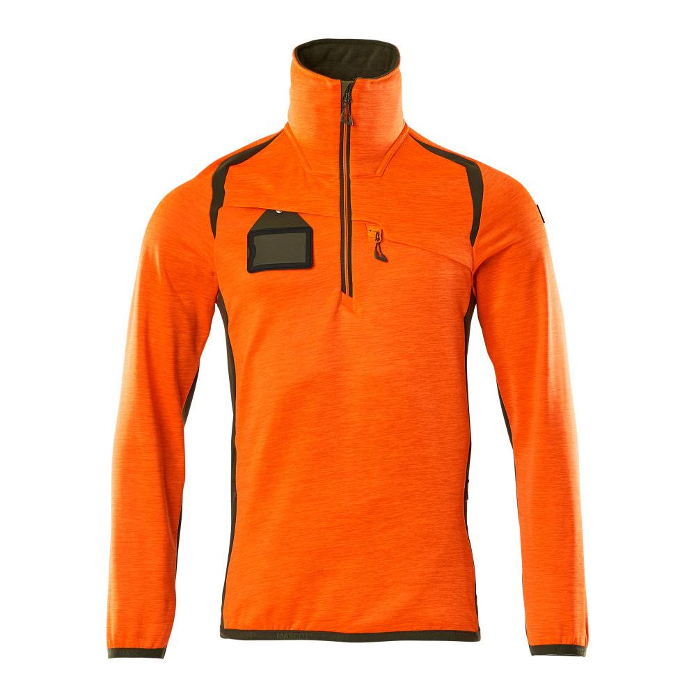 Pulover din fleece cu jachetă scurtă din microfleece cu fermoar