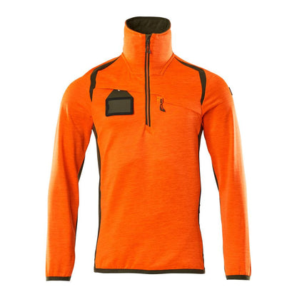 Pulover din fleece cu jachetă scurtă din microfleece cu fermoar