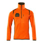 Pulover din fleece cu jachetă scurtă din microfleece cu fermoar