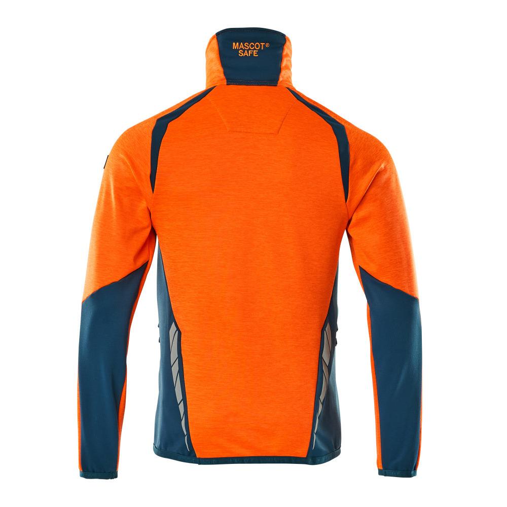 Pulover din fleece cu jachetă scurtă din microfleece cu fermoar