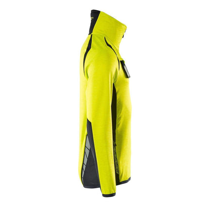 Pulover din fleece cu jachetă scurtă din microfleece cu fermoar