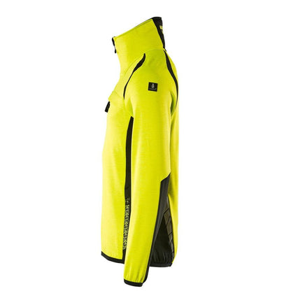 Pulover din fleece cu jachetă scurtă din microfleece cu fermoar