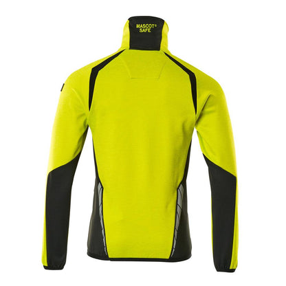 Pulover din fleece cu jachetă scurtă din microfleece cu fermoar