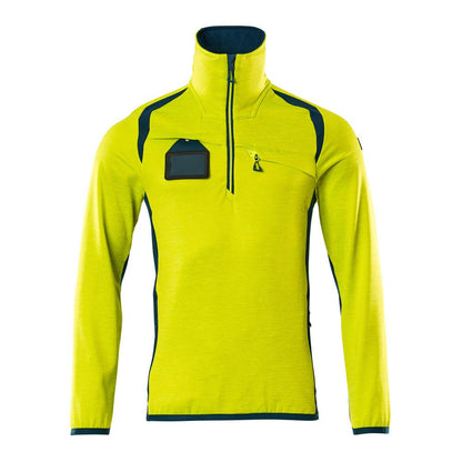 Pulover din fleece cu jachetă scurtă din microfleece cu fermoar