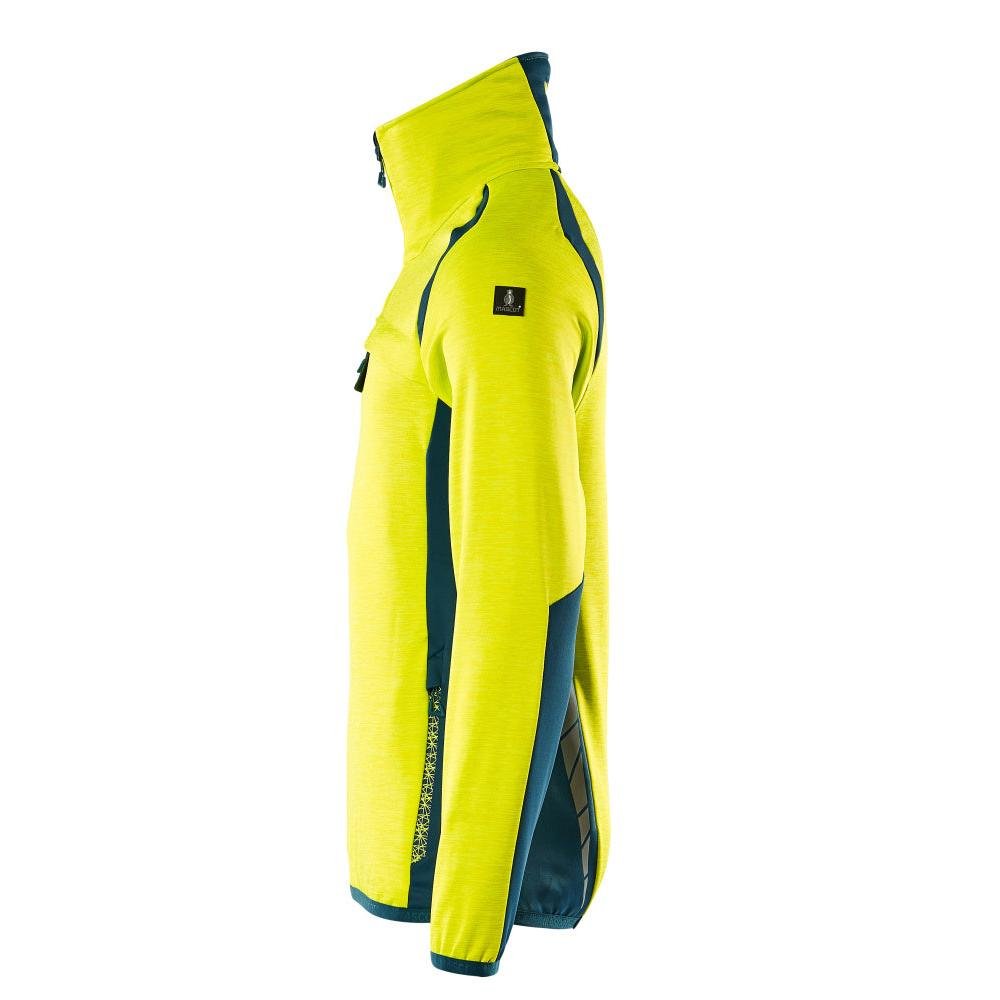 Pulover din fleece cu jachetă scurtă din microfleece cu fermoar