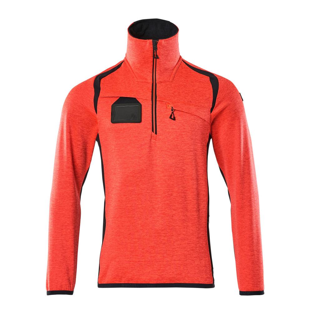 Pulover din fleece cu jachetă scurtă din microfleece cu fermoar