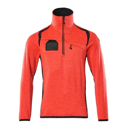 Pulover din fleece cu jachetă scurtă din microfleece cu fermoar