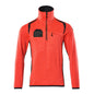 Pulover din fleece cu jachetă scurtă din microfleece cu fermoar