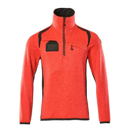 Pulover din fleece cu jachetă scurtă din microfleece cu fermoar