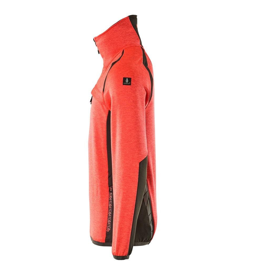 Pulover din fleece cu jachetă scurtă din microfleece cu fermoar