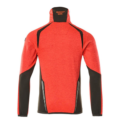 Pulover din fleece cu jachetă scurtă din microfleece cu fermoar