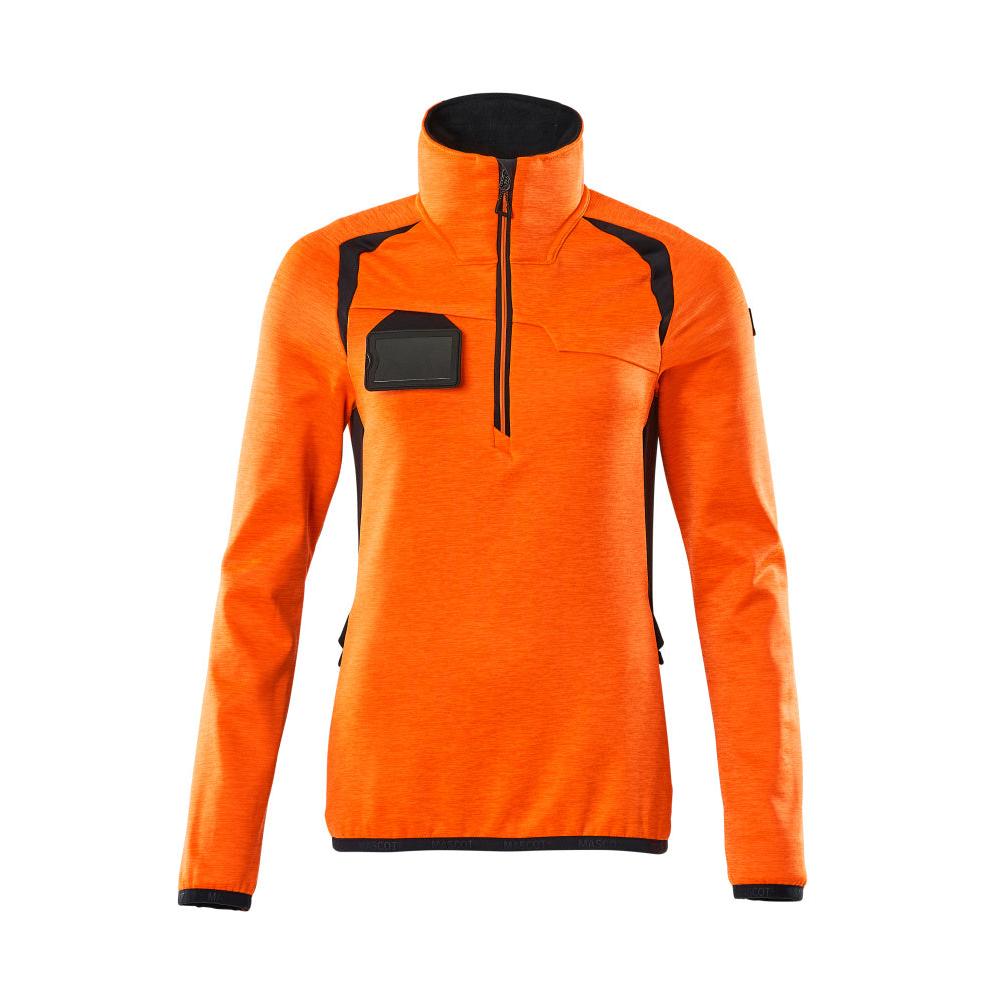 Pulover din fleece cu fermoar scurt, jachetă de damă din microfleece