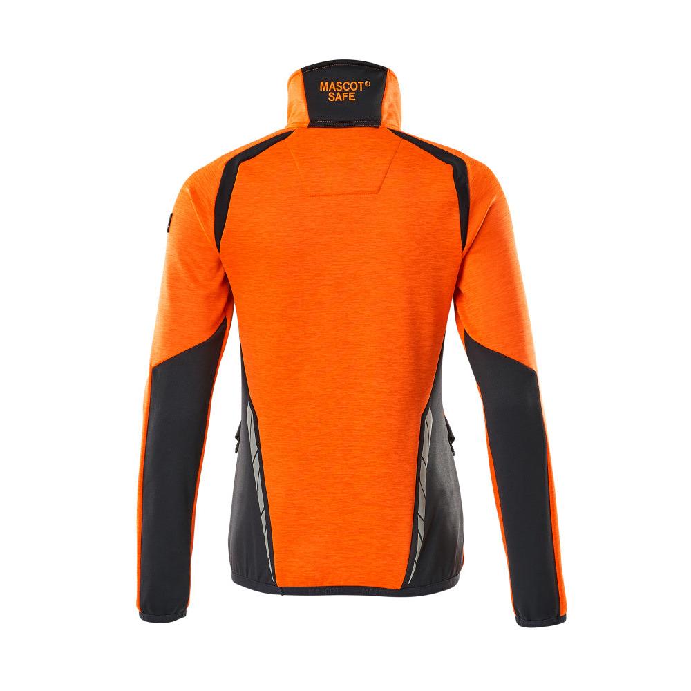 Pulover din fleece cu fermoar scurt, jachetă de damă din microfleece