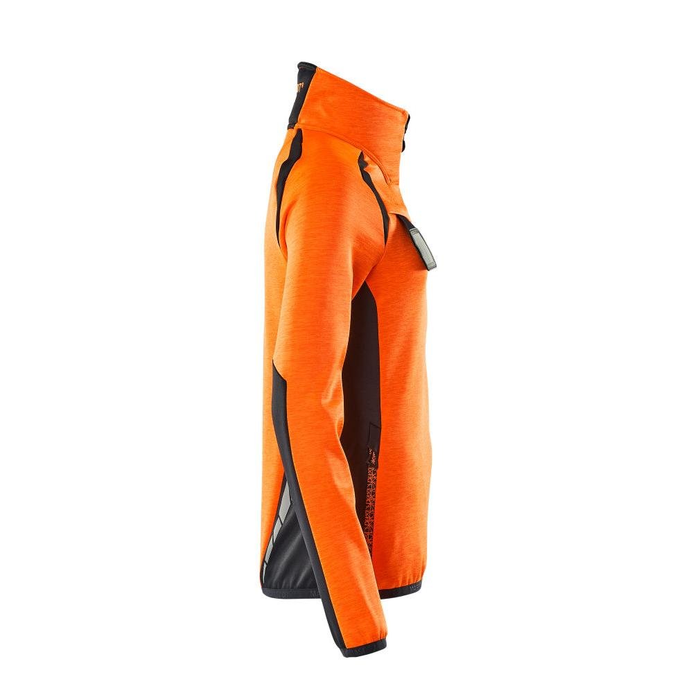 Pulover din fleece cu fermoar scurt, jachetă de damă din microfleece