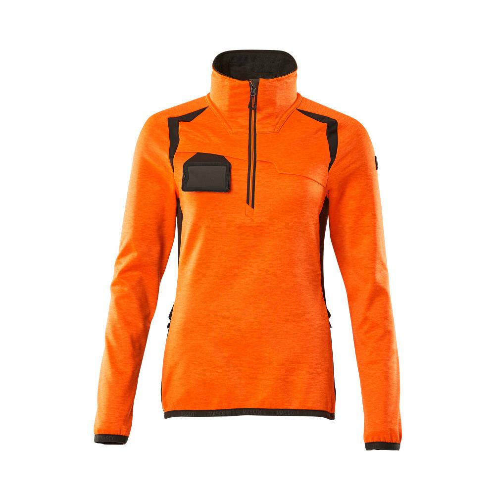 Pulover din fleece cu fermoar scurt, jachetă de damă din microfleece