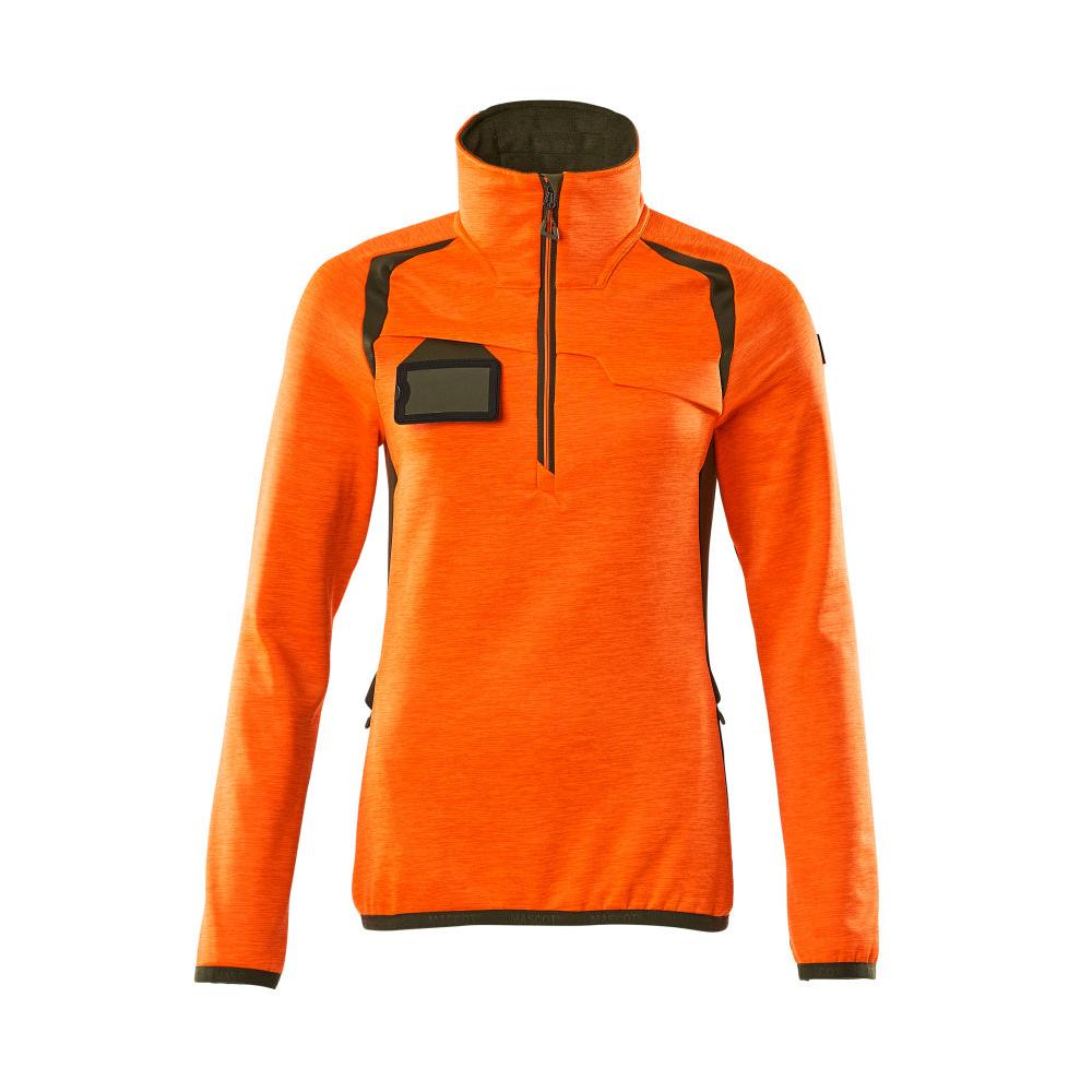 Pulover din fleece cu fermoar scurt, jachetă de damă din microfleece