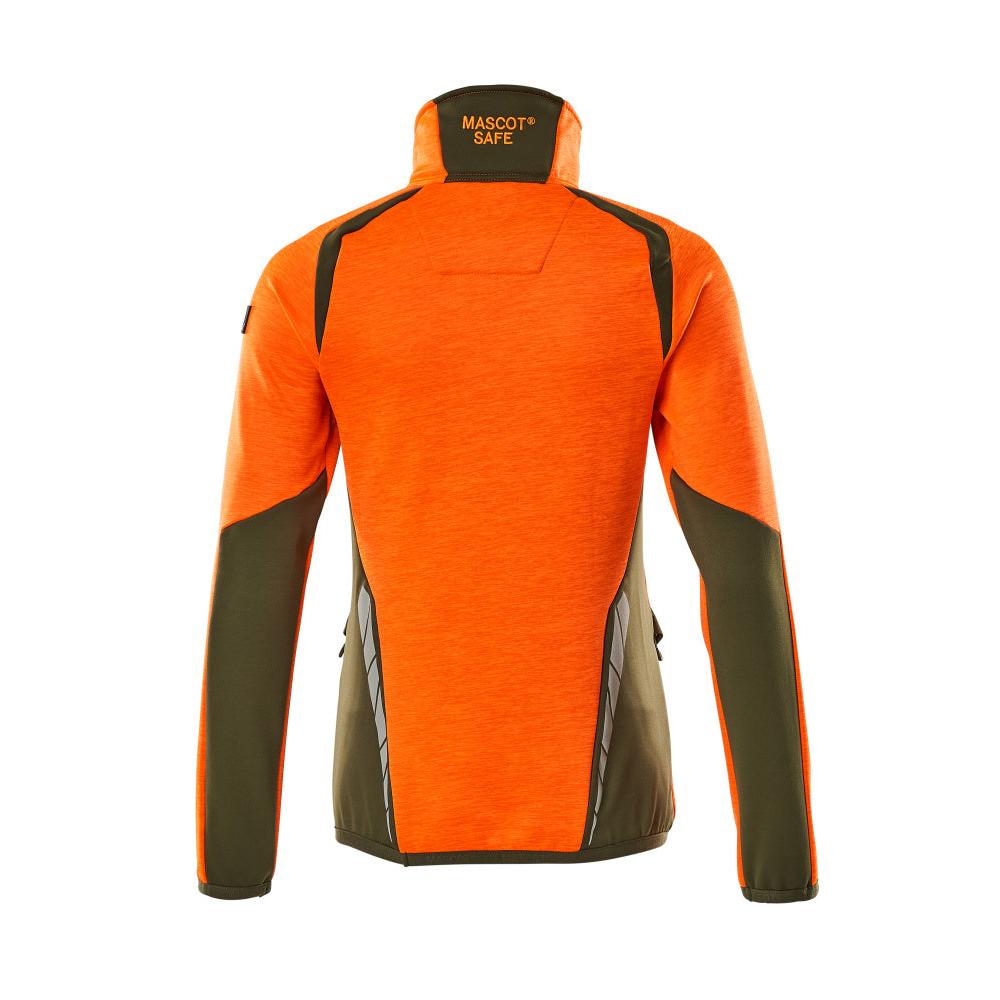Pulover din fleece cu fermoar scurt, jachetă de damă din microfleece